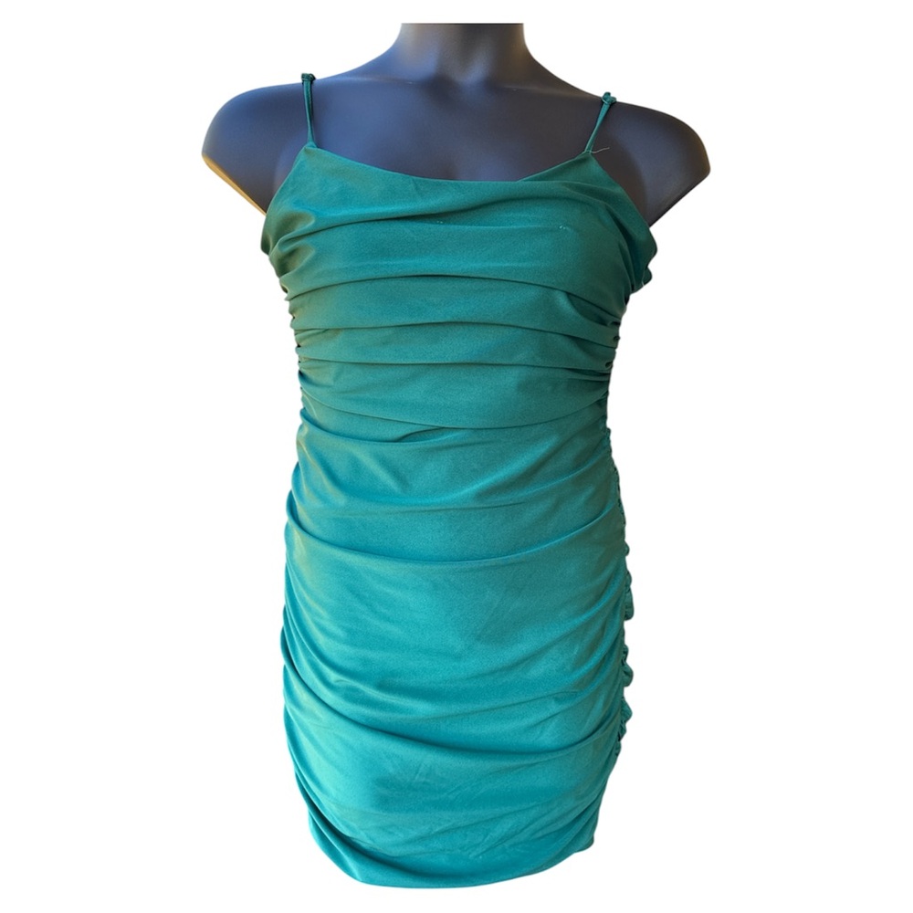 Midnight Doll Elegant Ruched Dress Size 13